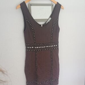 Studded Sleeveless Dress